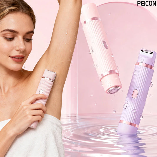 Women'S Painless Electric Shaver Portable Body Hair Trimmer Epilator for Whole Body Skin Care Flawless Shaving Device
